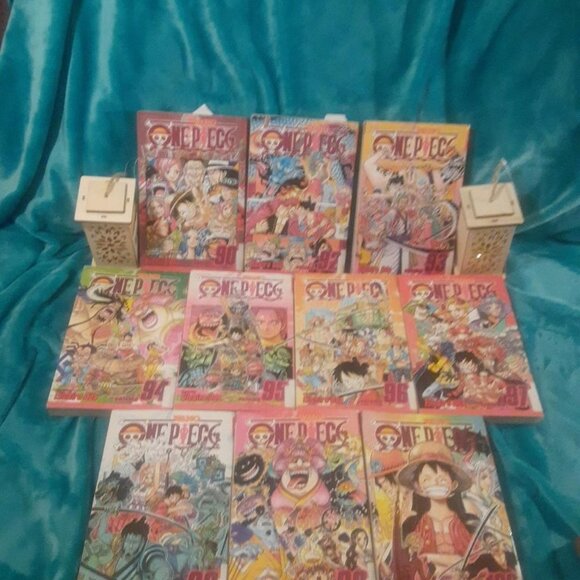 One Piece Wano 90, 92-100 By Eiichiro Oda, Viz Manga Lot, 1st Print Ex-library! - Picture 1 of 8